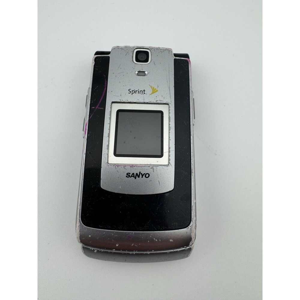 Sanyo Katana II SCP-6650 - Black & Silver ( Sprint )  *Not Tested *